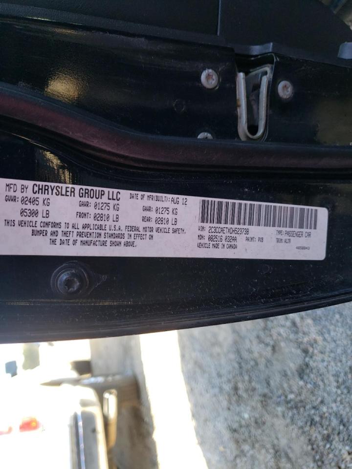 Photo 10 from auction – 2013 CHRYSLER 300C with VIN 2C3CCAETXDH523738
