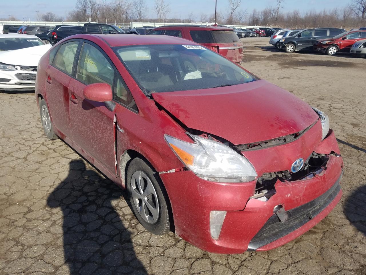 TOYOTA PRIUS 2015 with VIN JTDKN3DU0F1894416 - Photo from auction