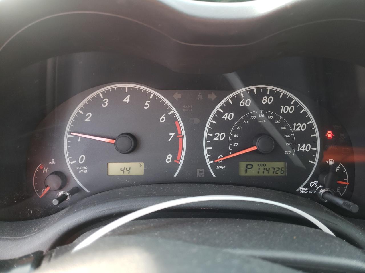 Photo 8 from auction – 2011 TOYOTA COROLLA BA with VIN JTDBU4EE5B9151598
