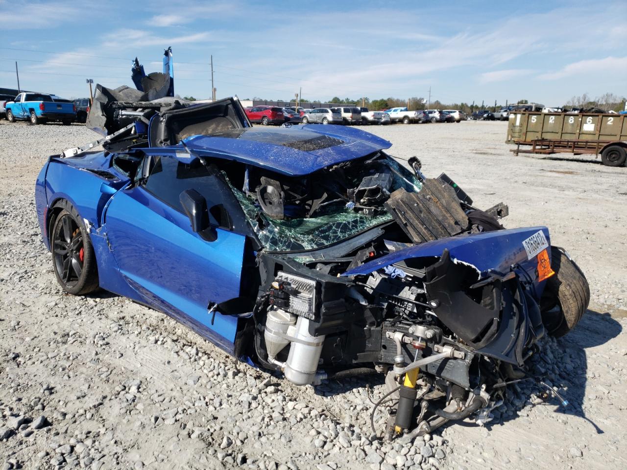 CHEVROLET CORVETTE S 2019 with VIN 1G1YH2D71K5112139 - Photo from auction