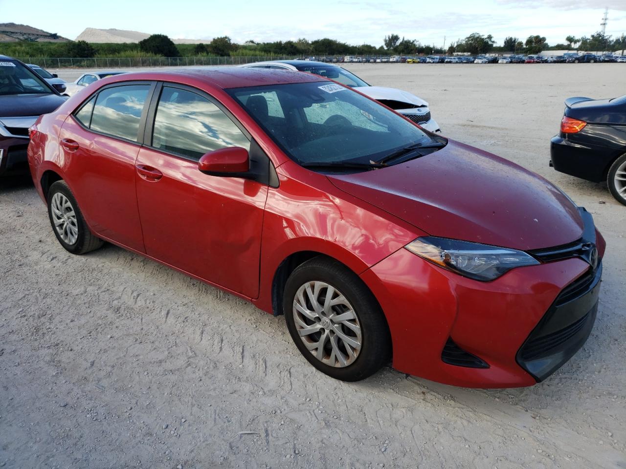 TOYOTA COROLLA L 2017 with VIN 2T1BURHEXHC933536 - Photo from auction