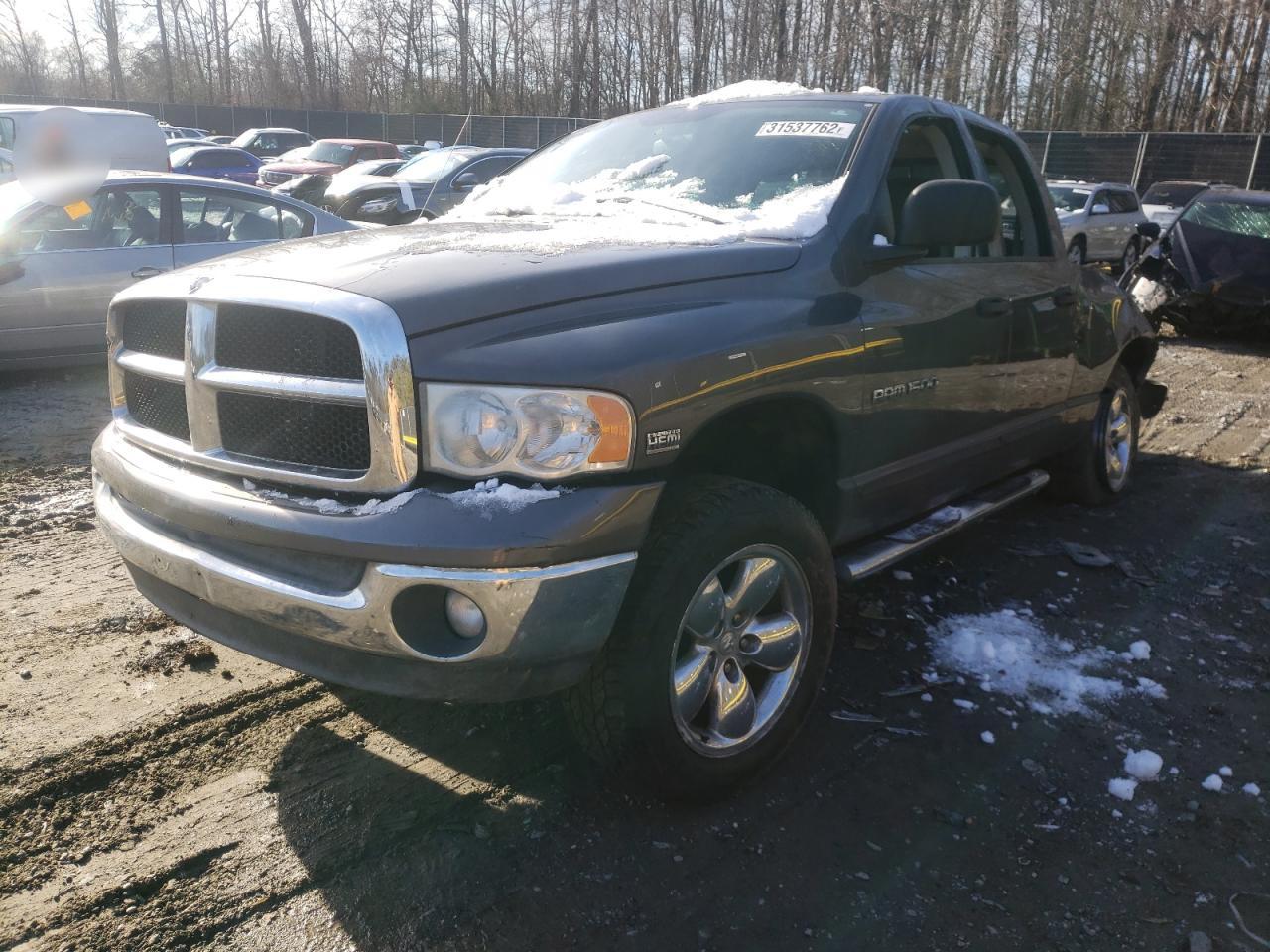 Photo 2 from auction – 2004 DODGE RAM 1500 S with VIN 1D7HU18D84S625234