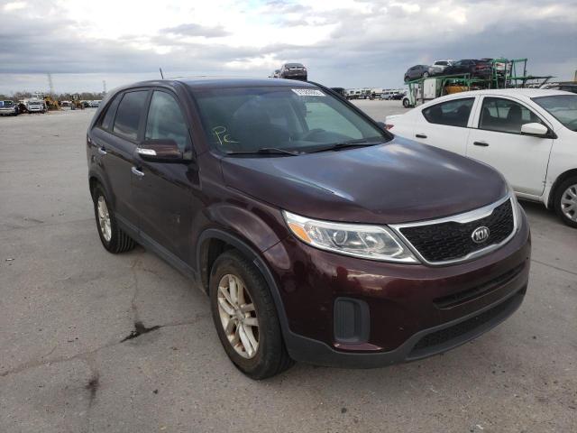 KIA SORENTO LX 2015 with VIN 5XYKT3A60FG576338 - Photo from auction