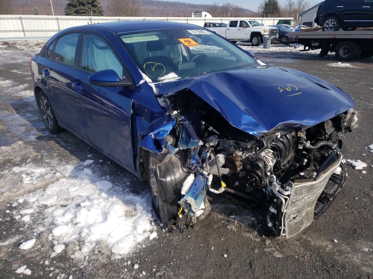 KIA FORTE FE 2021 with VIN 3KPF24AD3ME326028 - Photo from auction