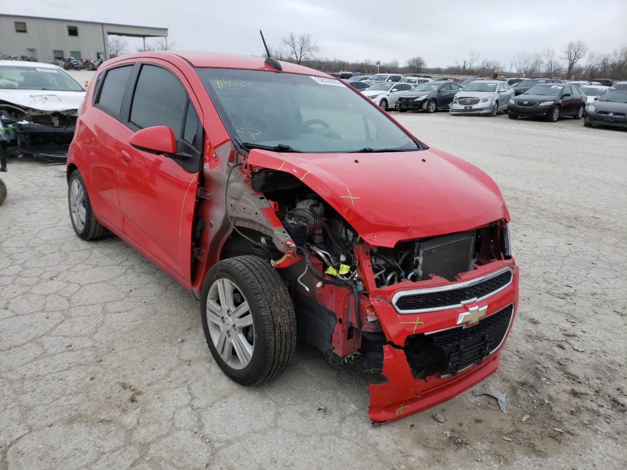 CHEVROLET SPARK 1LT 2015 with VIN KL8CD6S9XFC787264 - Photo from auction