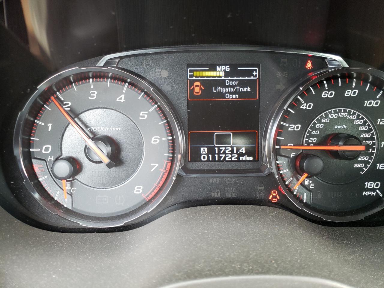Photo 8 from auction – 2020 SUBARU WRX with VIN JF1VA1A65L9828191