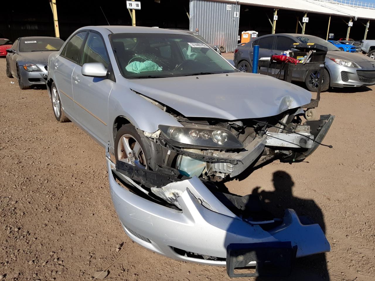 MAZDA 6 I 2008 with VIN 1YVHP80C385M31013 - Photo from auction
