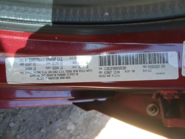 Photo 10 from auction – 2011 CHRYSLER 200 LIMITE with VIN 1C3BC2FB8BN505380