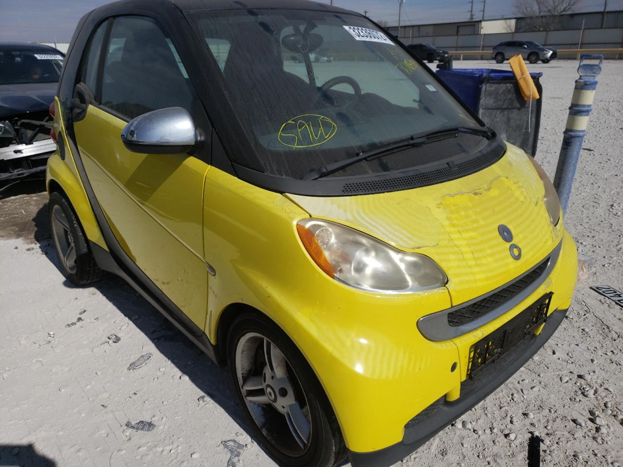 SMART FORTWO PUR 2010 with VIN WMEEJ3BA2AK368648 - Photo from auction