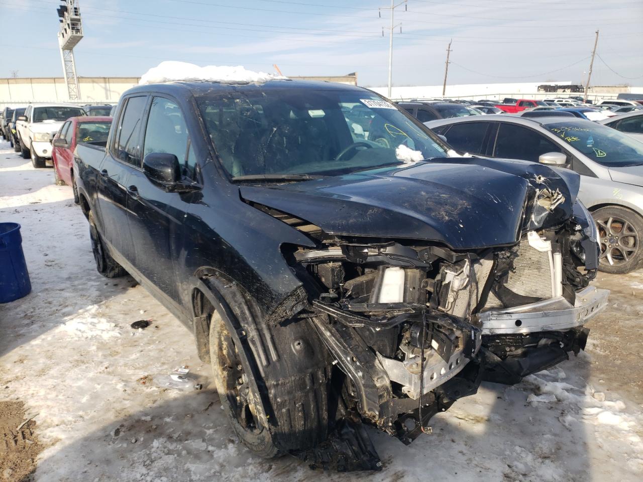 HONDA RIDGELINE 2020 with VIN 5FPYK3F87LB007987 - Photo from auction