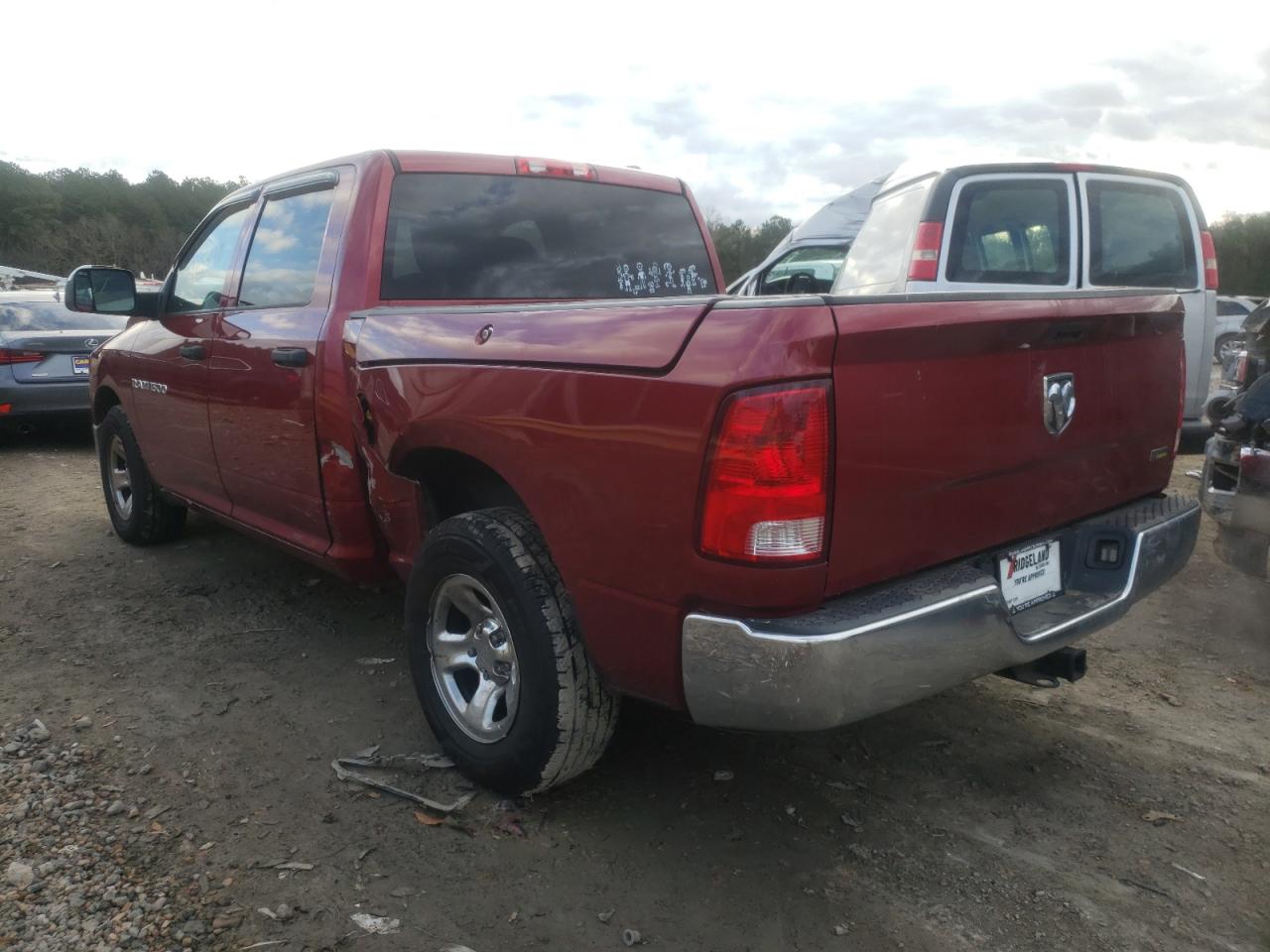 Photo 3 from auction – 2012 DODGE RAM 1500 S with VIN 1C6RD6KP9CS235148