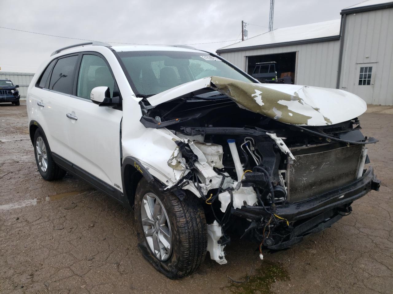 KIA SORENTO LX 2015 with VIN 5XYKTCA69FG556816 - Photo from auction