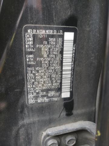 Photo 10 from auction – 2012 NISSAN CUBE BASE with VIN JN8AZ2KR7CT251218