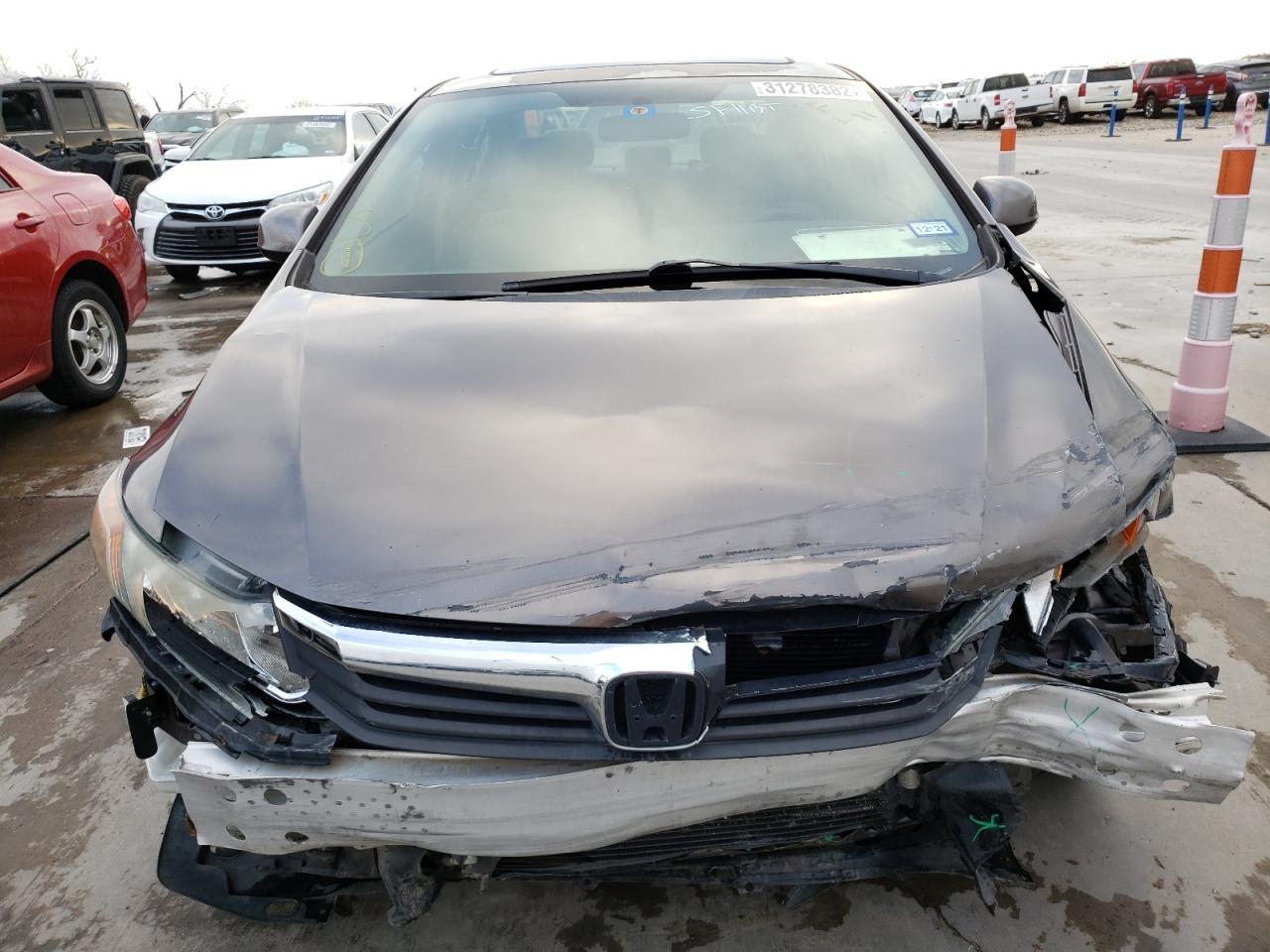 Photo 9 from auction – 2012 HONDA CIVIC EX with VIN 2HGFB2F81CH534946