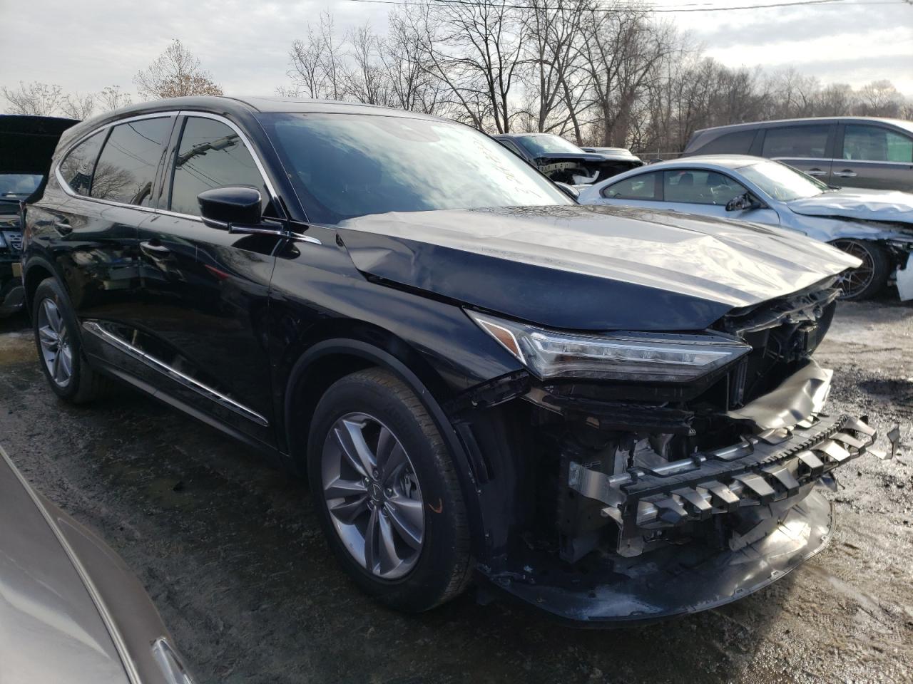 ACURA MDX 2022 with VIN 5J8YD9H39NL004209 - Photo from auction