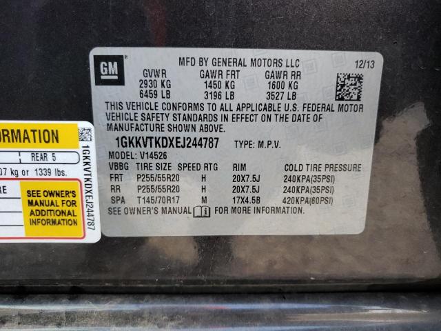 Photo 10 from auction – 2014 GMC ACADIA DEN with VIN 1GKKVTKDXEJ244787