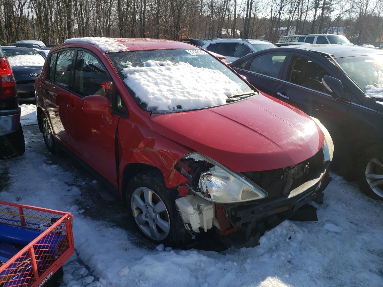 NISSAN VERSA S 2007 with VIN 3N1BC13E47L352205 - Photo from auction