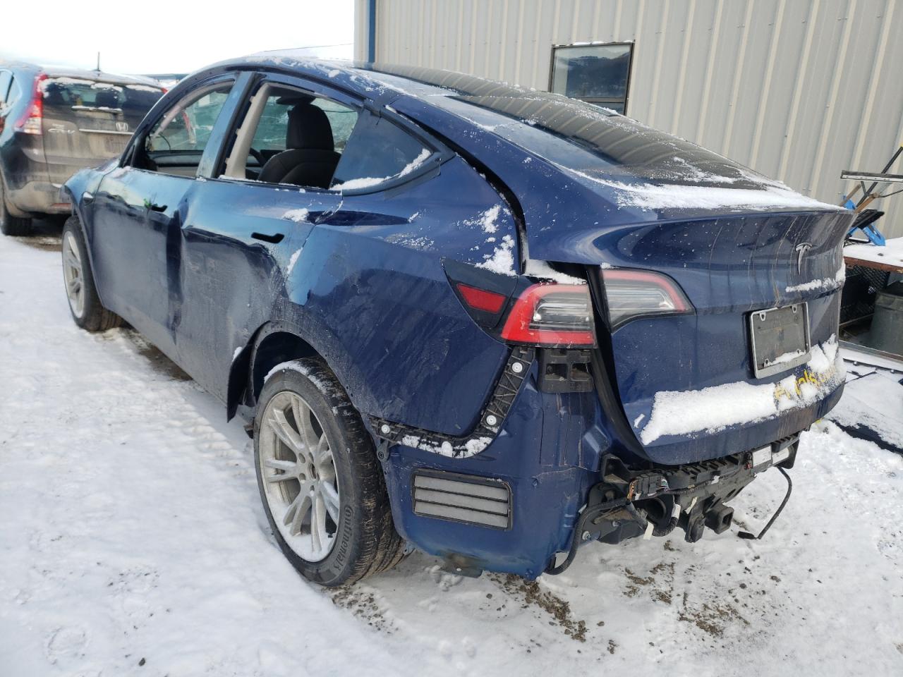 Photo 3 from auction – 2021 TESLA MODEL Y with VIN 5YJYGDEE9MF122826