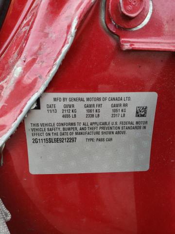 Photo 10 from auction – 2014 CHEVROLET IMPALA LT with VIN 2G1115SL6E9212297