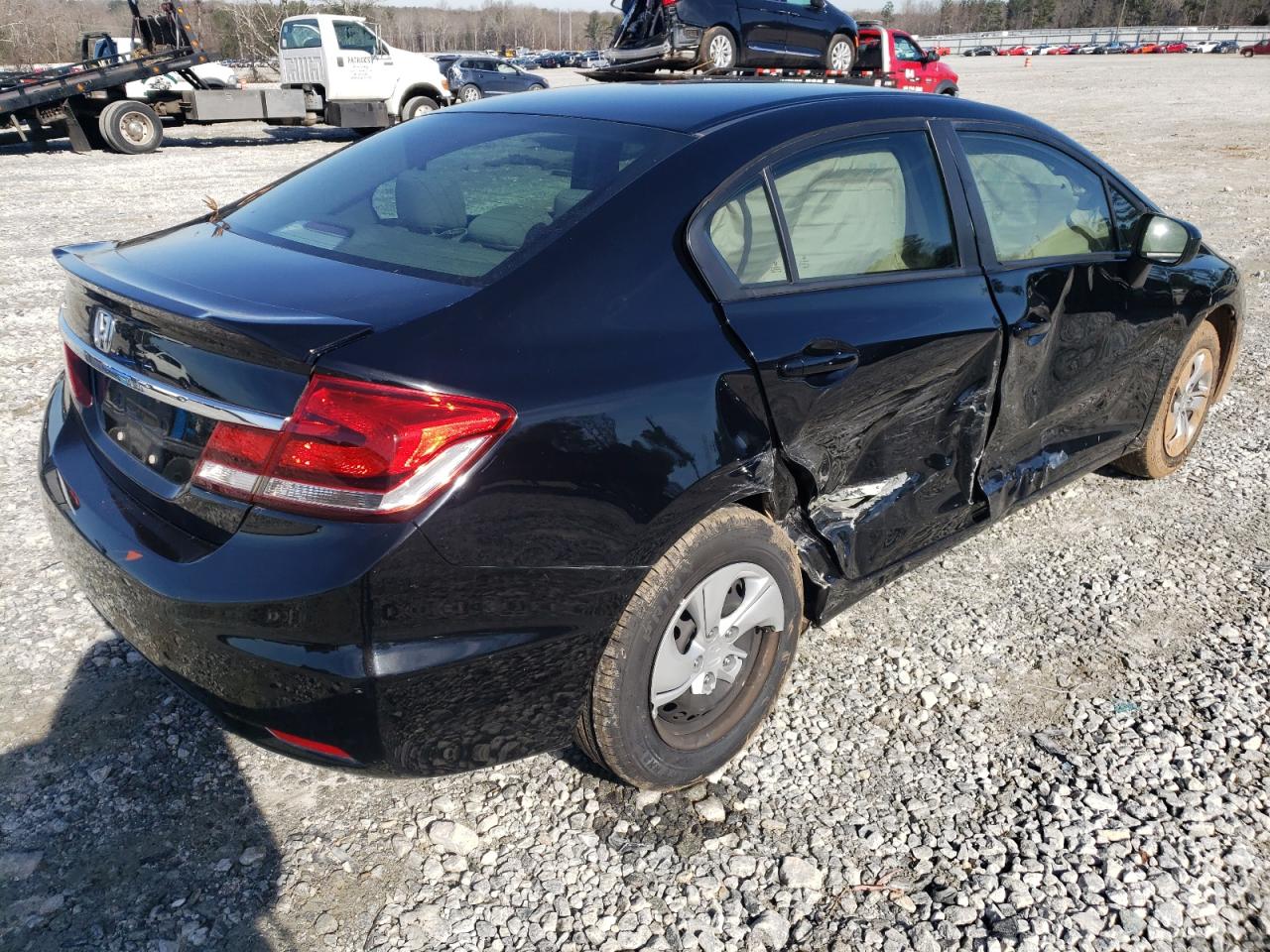 Photo 4 from auction – 2014 HONDA CIVIC LX with VIN 19XFB2F52EE009610