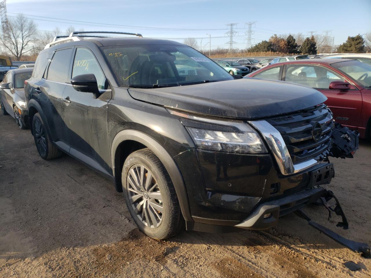 NISSAN PATHFINDER 2022 with VIN 5N1DR3CD9NC220570 - Photo from auction