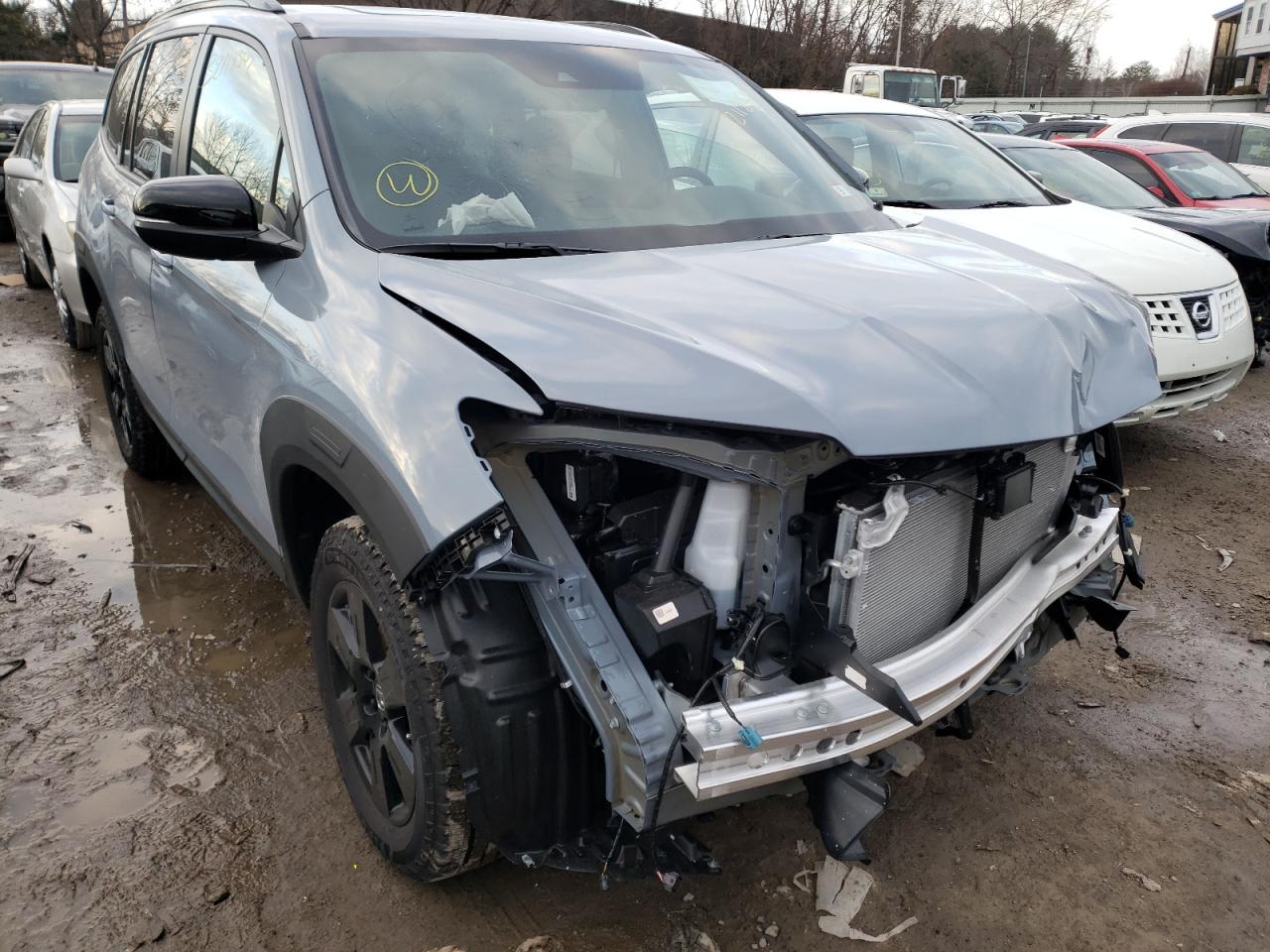Photo 1 from auction – 2022 HONDA PILOT TRAI with VIN 5FNYF6H81NB023276