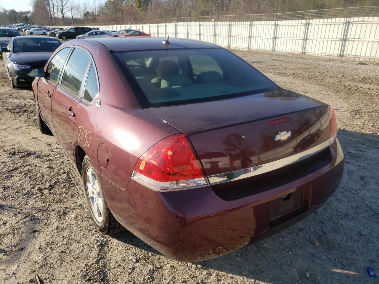 Photo 3 from auction – 2007 CHEVROLET IMPALA LT with VIN 2G1WT58K779276995