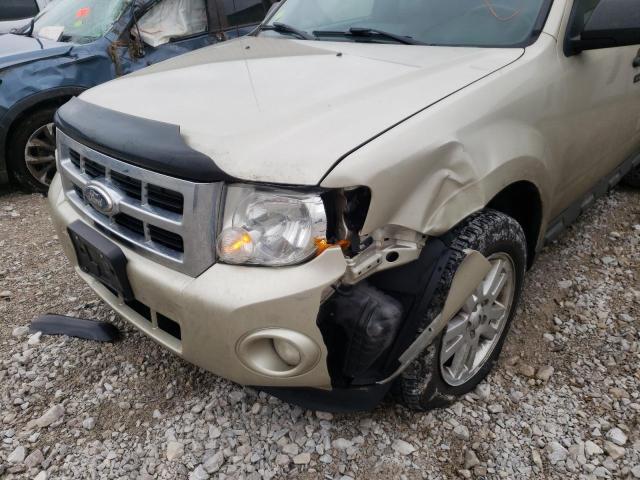 Photo 9 from auction – 2011 FORD ESCAPE XLT with VIN 1FMCU0D72BKA13702