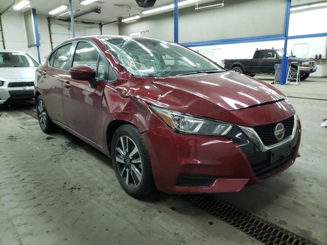 NISSAN VERSA SV 2021 with VIN 3N1CN8EVXML869704 - Photo from auction