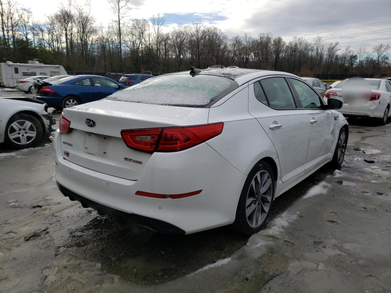 Photo 4 from auction – 2014 KIA OPTIMA SX with VIN 5XXGR4A63EG269887