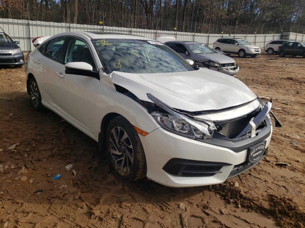HONDA CIVIC EX 2016 with VIN 19XFC2F74GE006208 - Photo from auction