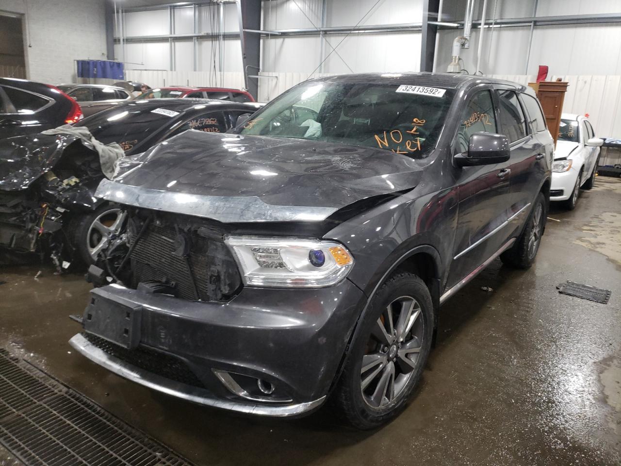 Photo 2 from auction – 2017 DODGE DURANGO SX with VIN 1C4RDJAGXHC953631