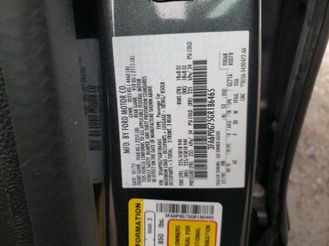 Photo 10 from auction – 2016 FORD FUSION S with VIN 3FA6P0G75GR186465