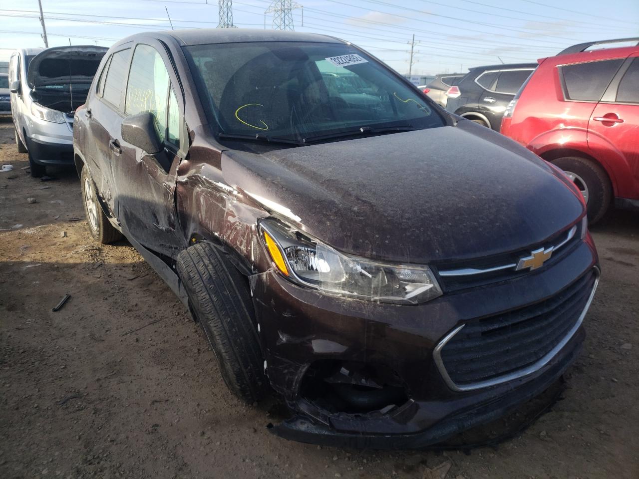 Photo 1 from auction – 2021 CHEVROLET TRAX LS with VIN KL7CJNSB2MB348427