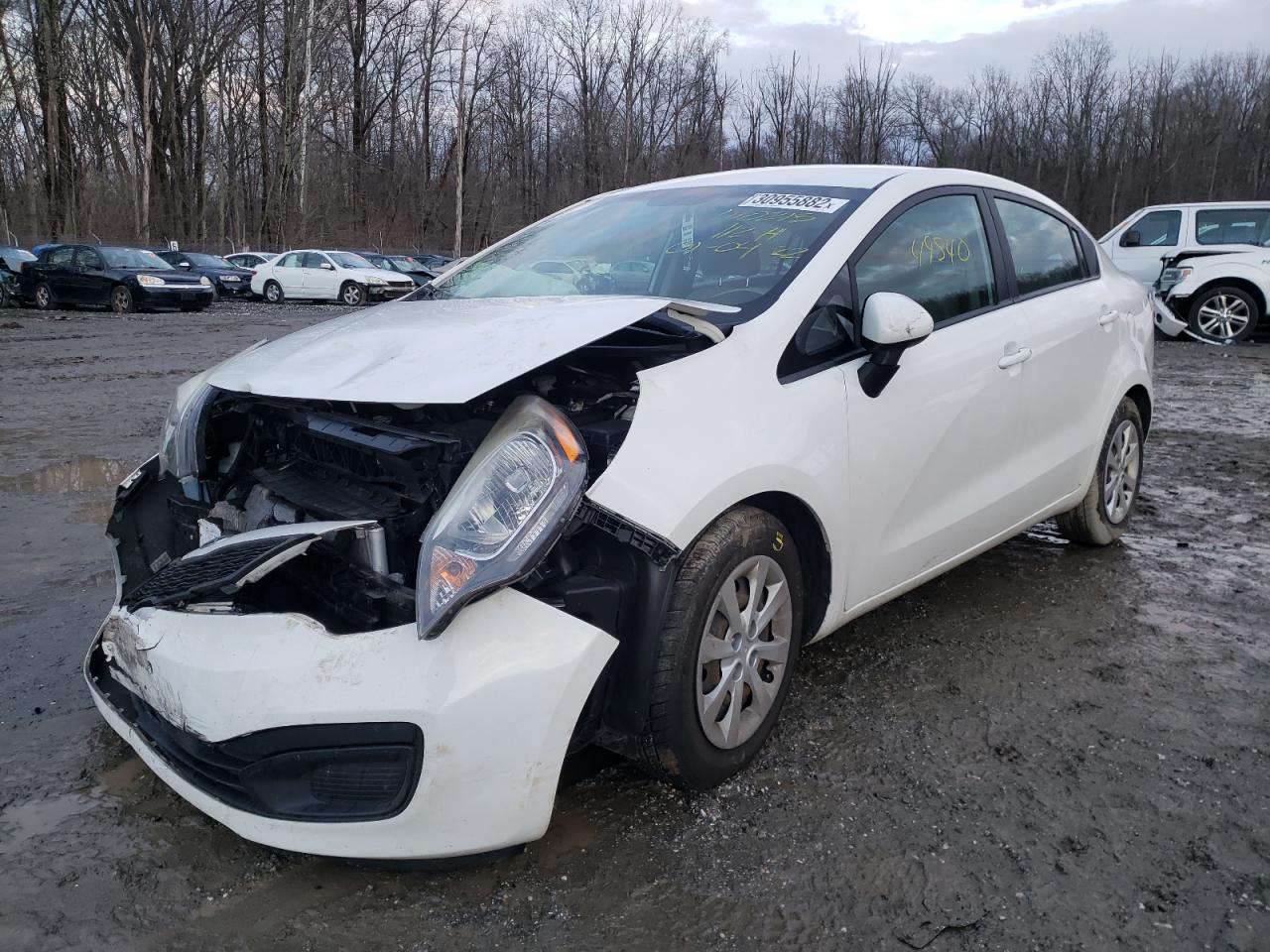 Photo 2 from auction – 2014 KIA RIO LX with VIN KNADM4A39E6343798