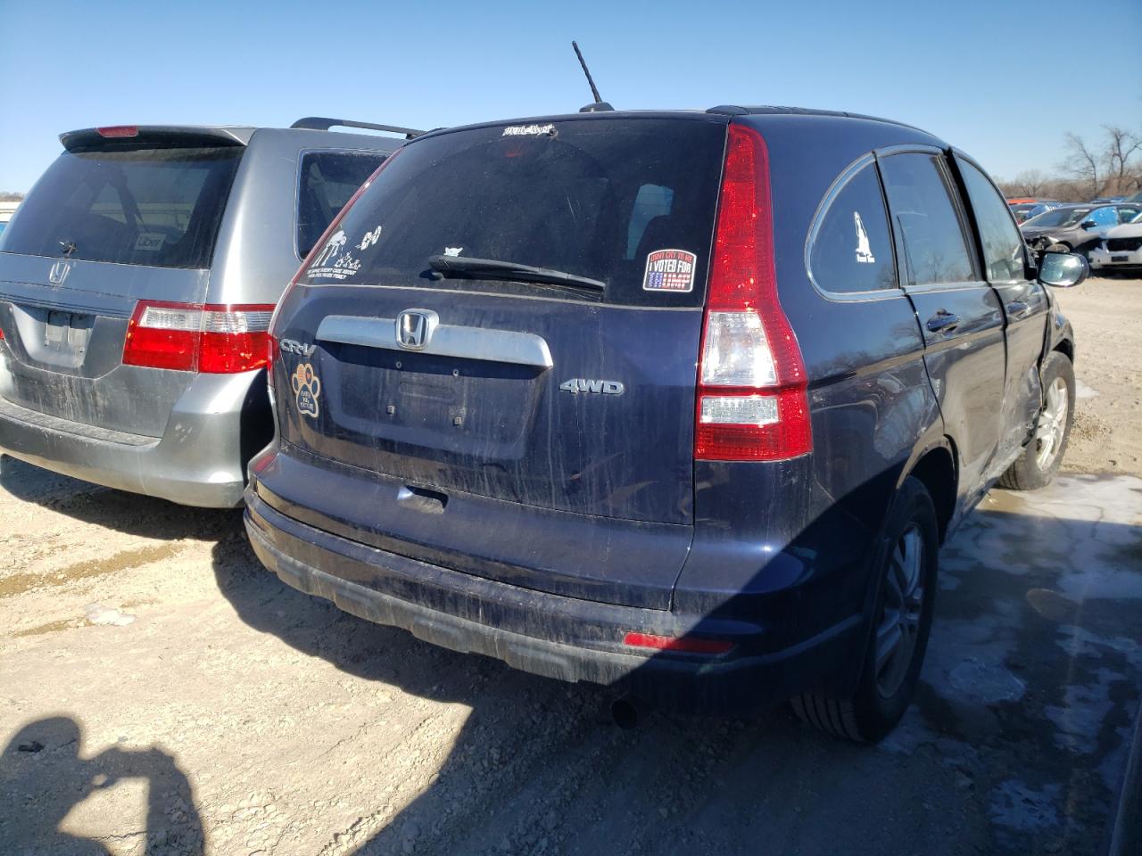 Photo 4 from auction – 2011 HONDA CR-V EXL with VIN 5J6RE4H76BL080692