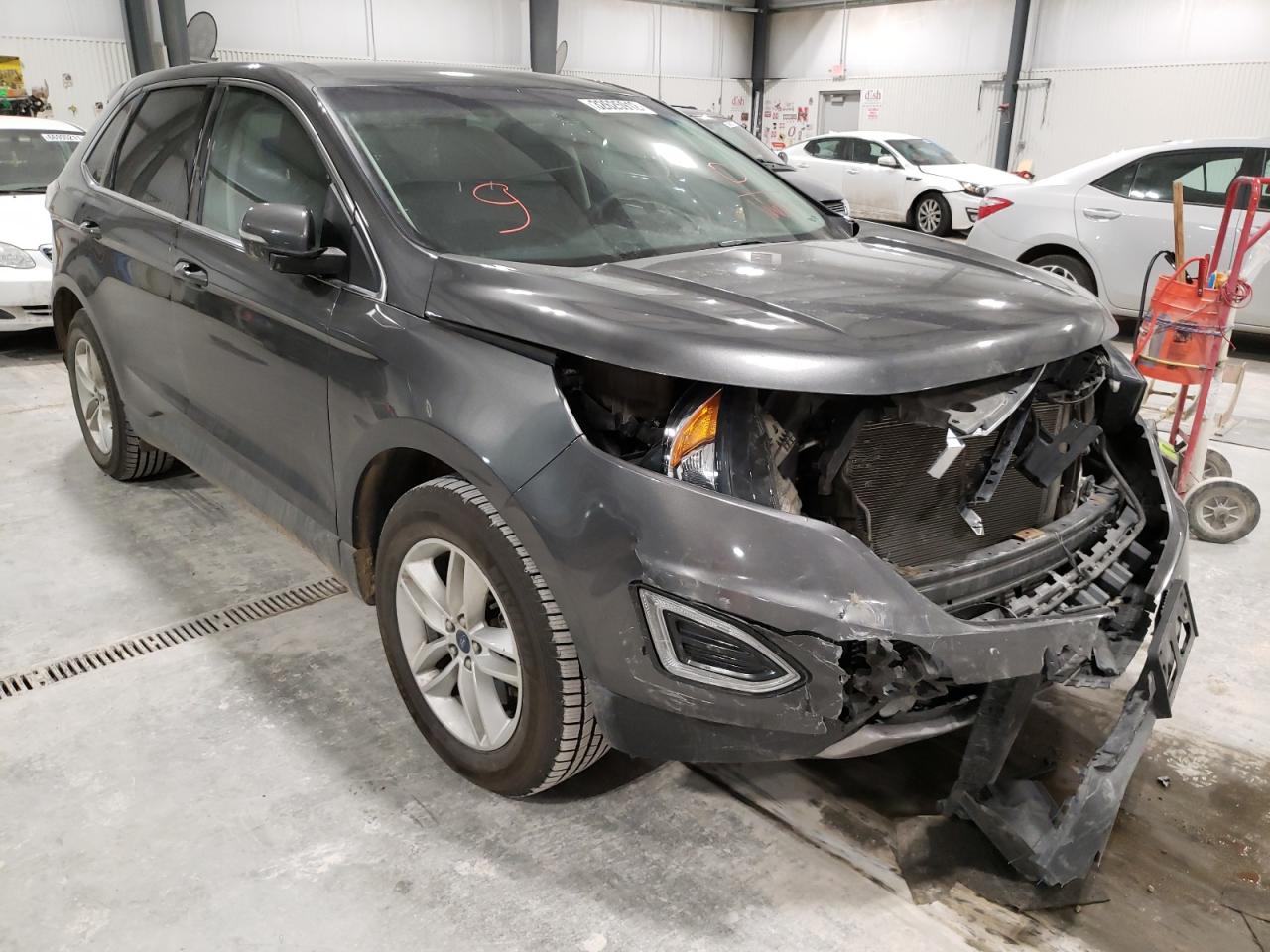 FORD EDGE SEL 2017 with VIN 2FMPK4J93HBC26603 - Photo from auction