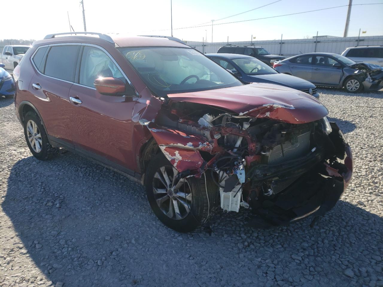 NISSAN ROGUE 2016 with VIN KNMAT2MV6GP719543 - Photo from auction