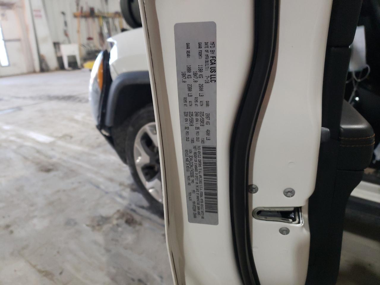 Photo 10 from auction – 2018 JEEP COMPASS LI with VIN 3C4NJDCB4JT433266