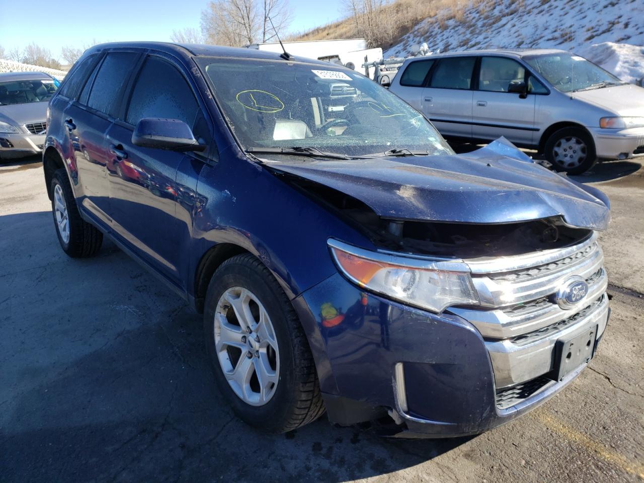 FORD EDGE SEL 2012 with VIN 2FMDK4JC9CBA40166 - Photo from auction