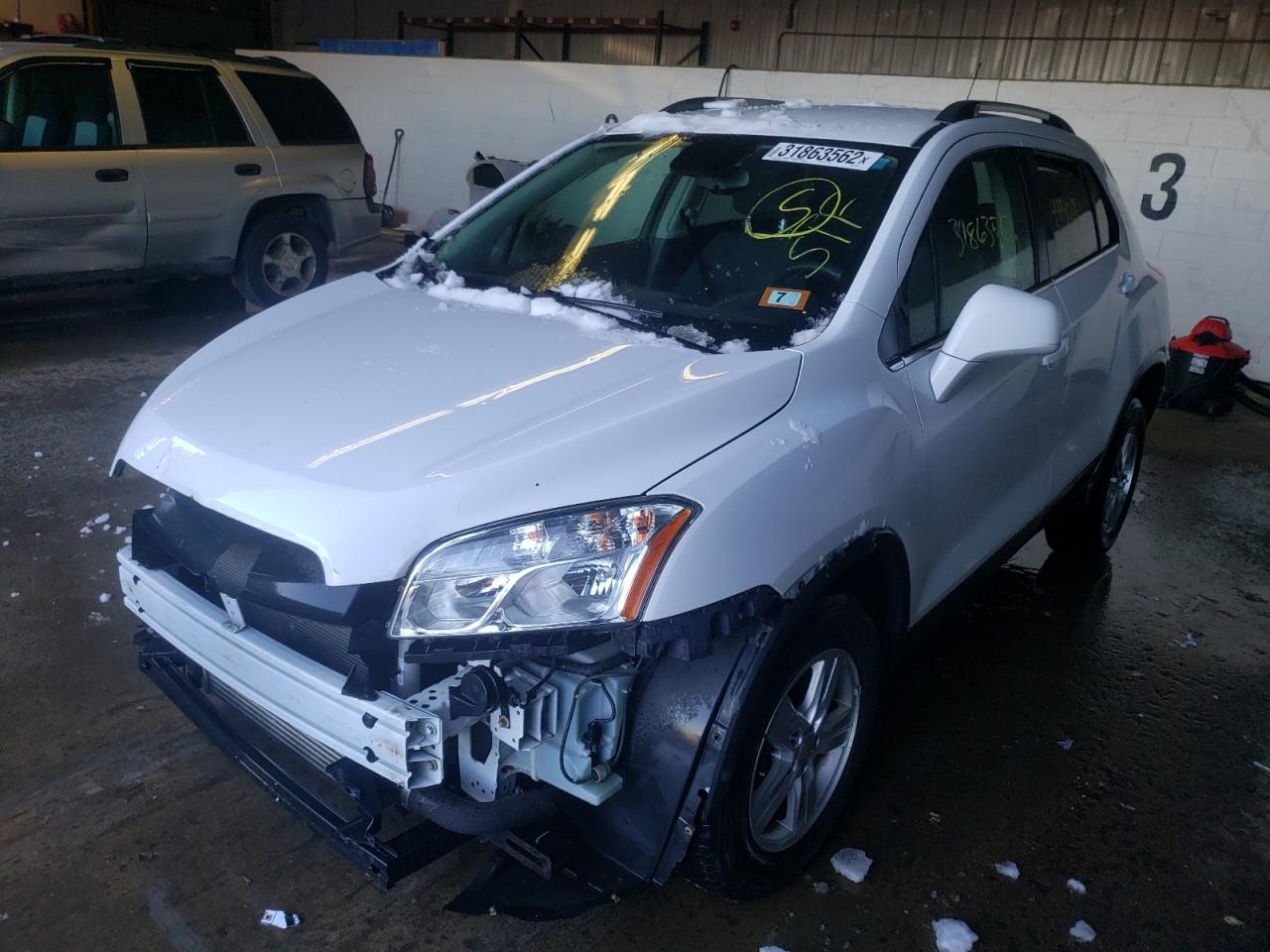 Photo 2 from auction – 2016 CHEVROLET TRAX 1LT with VIN 3GNCJPSB5GL169565
