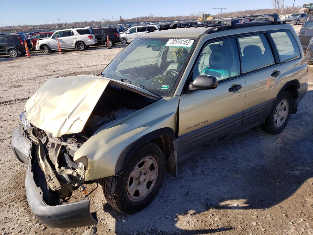 Photo 2 from auction – 2002 SUBARU FORESTER L with VIN JF1SF63582H737507