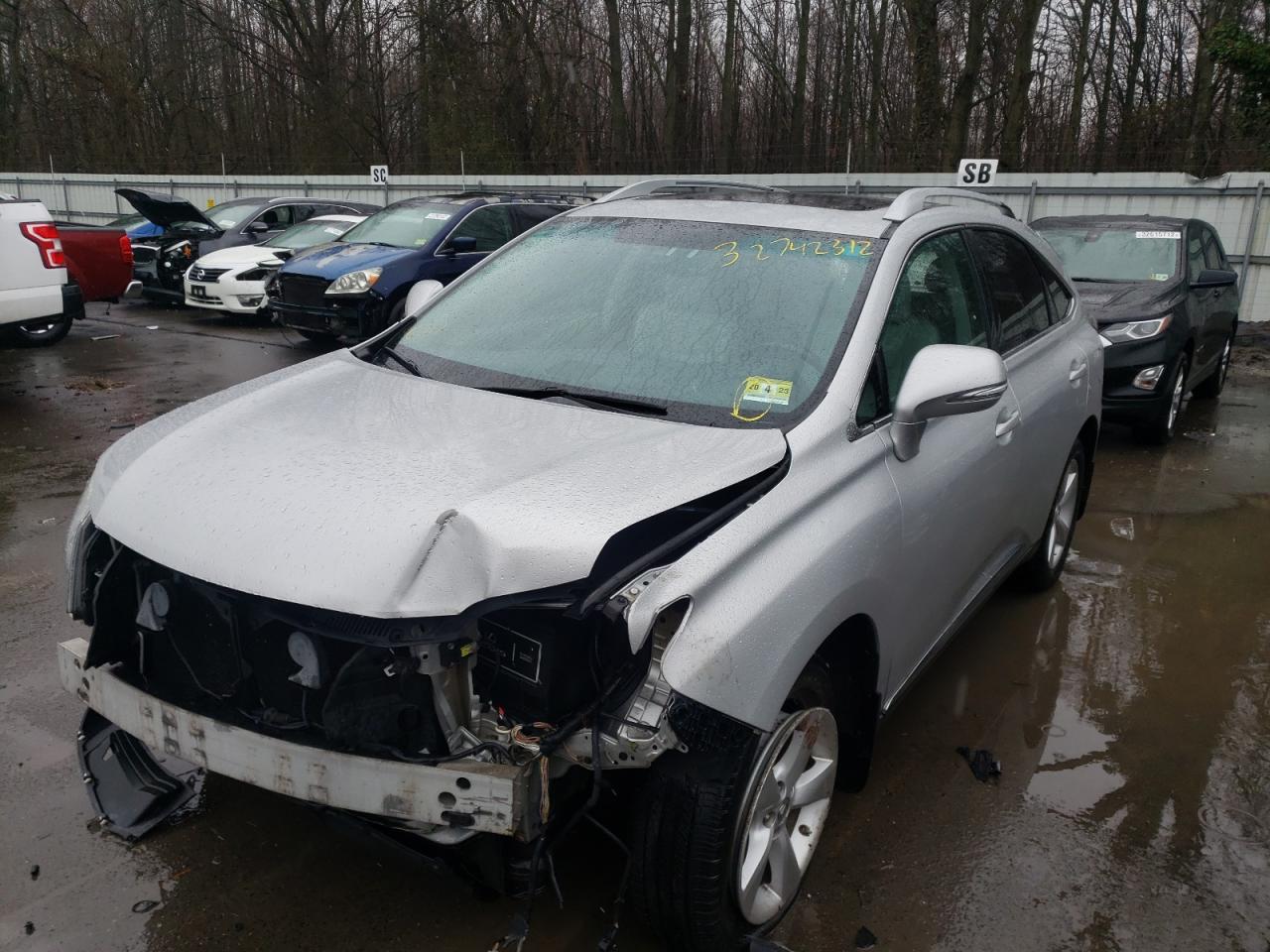 Photo 2 from auction – 2012 LEXUS RX 350 with VIN 2T2BK1BA5CC147323