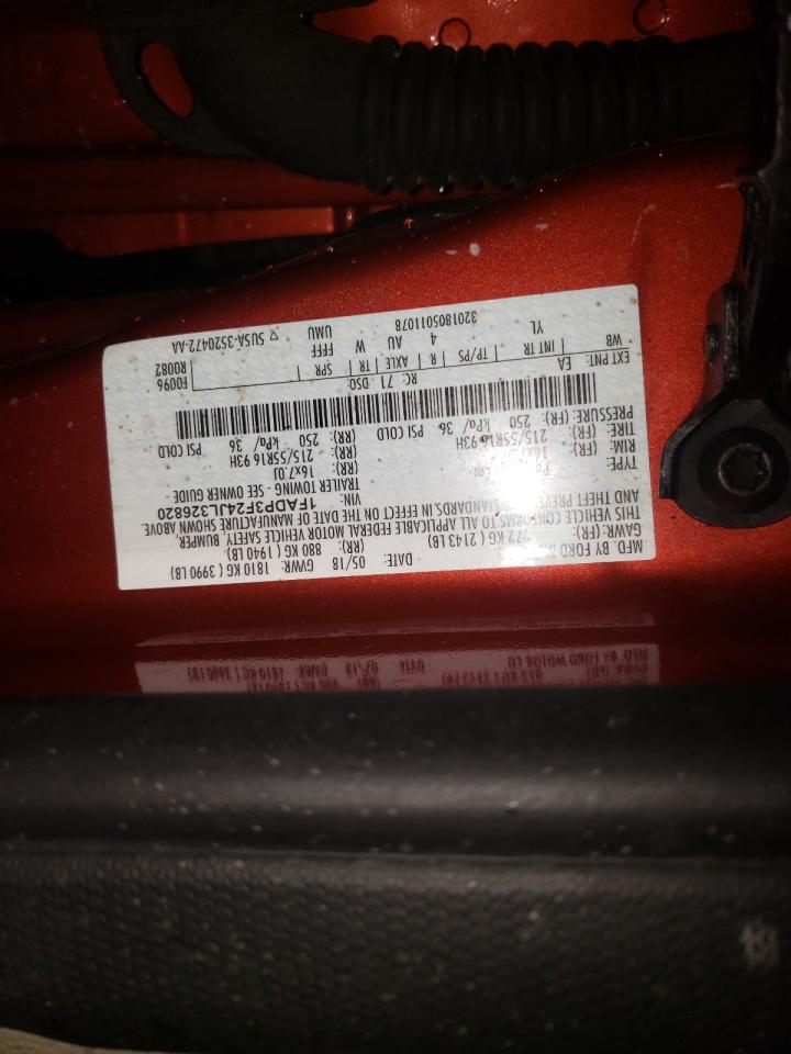 Photo 10 from auction – 2018 FORD FOCUS SE with VIN 1FADP3F24JL326820