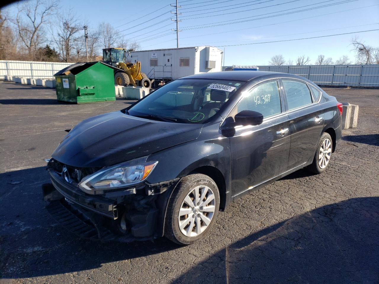 Photo 2 from auction – 2017 NISSAN SENTRA S with VIN 3N1AB7AP0HY326341