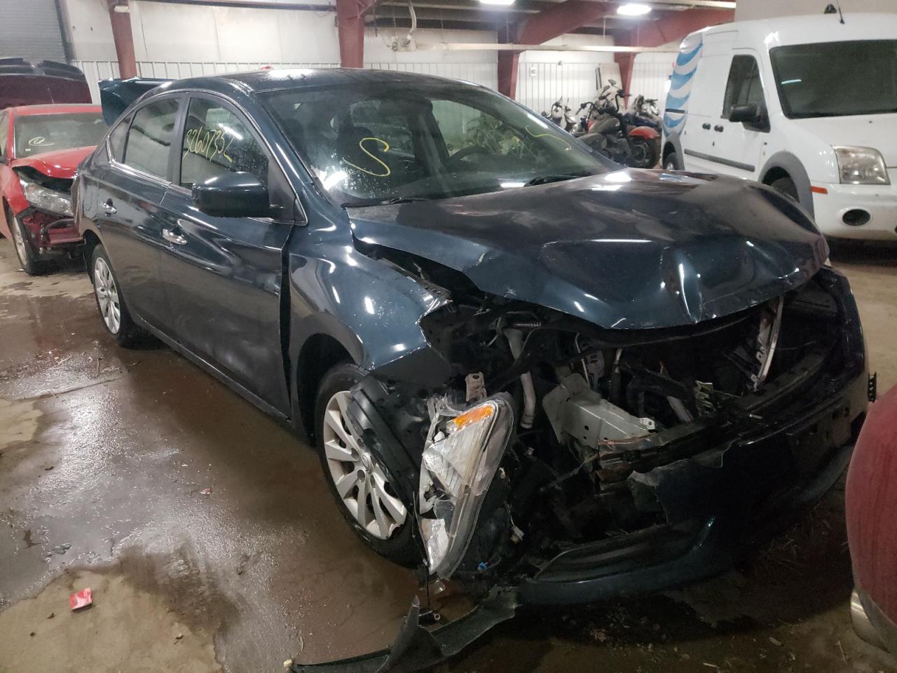 NISSAN SENTRA S 2015 with VIN 3N1AB7AP6FL636374 - Photo from auction