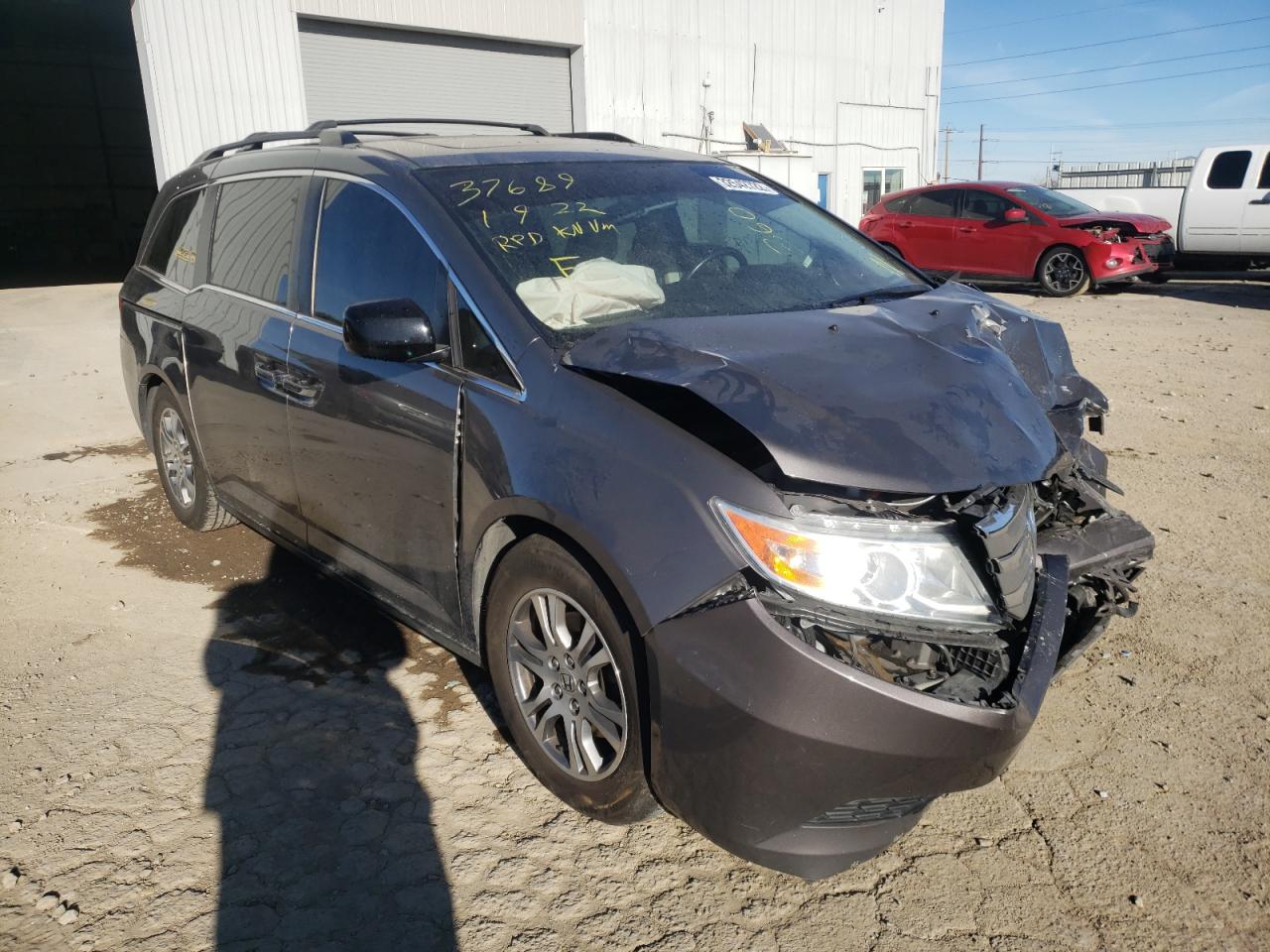 HONDA ODYSSEY EX 2012 with VIN 5FNRL5H6XCB145508 - Photo from auction