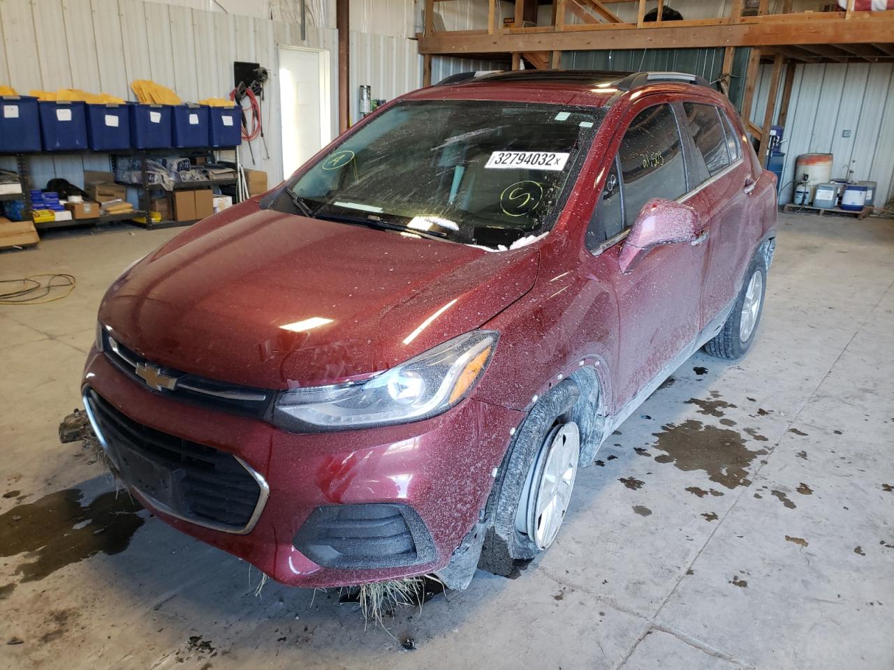 Photo 2 from auction – 2018 CHEVROLET TRAX 1LT with VIN 3GNCJLSB9JL412617