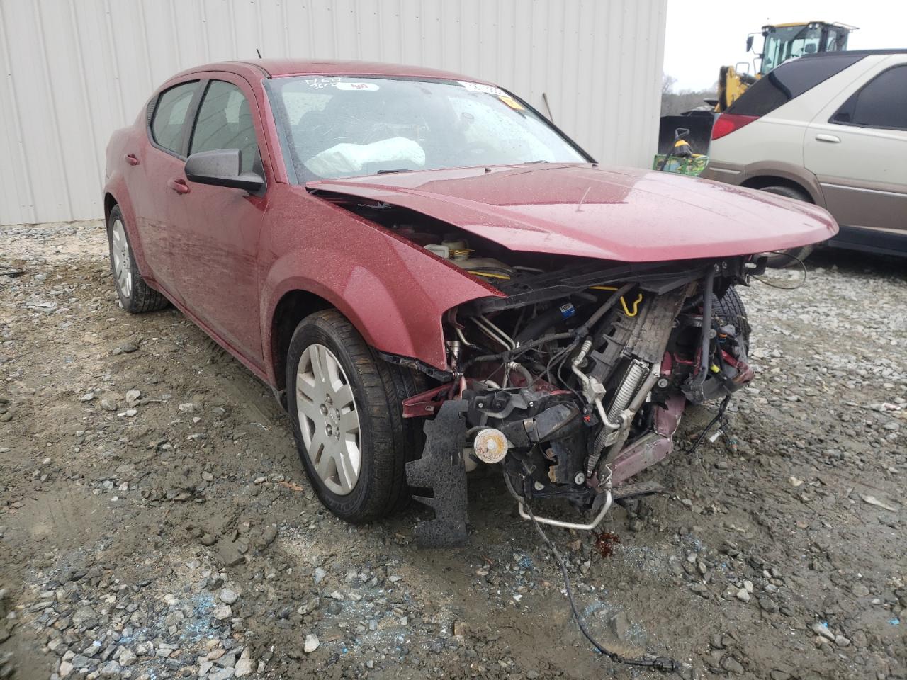 DODGE AVENGER SE 2014 with VIN 1C3CDZAB5EN215202 - Photo from auction