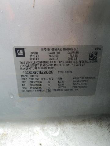 Photo 10 from auction – 2014 CHEVROLET SILVERADO with VIN 1GCRCREC1EZ293397